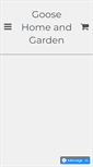 Mobile Screenshot of goosehomeandgarden.com