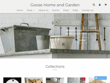 Tablet Screenshot of goosehomeandgarden.com